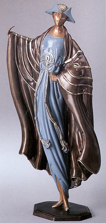 Erte - Rue de la Paix - Limited Edition Bronze Sculpture