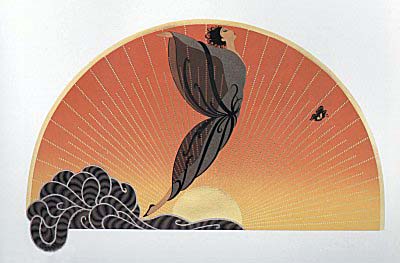  Erte - Sunrise - Limited Edition Serigraph