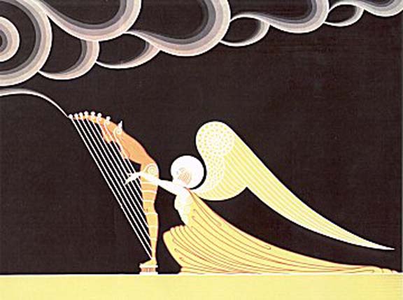 Erte - The Angel - Limited Edition Serigraph