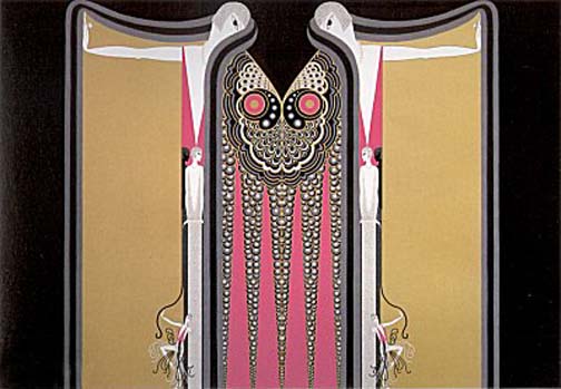  Erte - Twin Sisters - Limited Edition Serigraph
