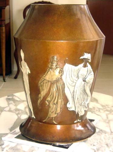 Erte - Celebration - Limited Edition Bronze Vase  
