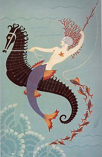 Erte - Water - Limited Edition Serigraph