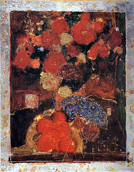 Roy Fairchild Woodard - Fleurs Rouge I - Limited Edition Serigraph