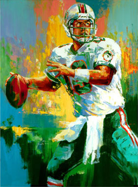 Malcolm Farley - Dan Marino - Limited Edition Giclee on Canvas