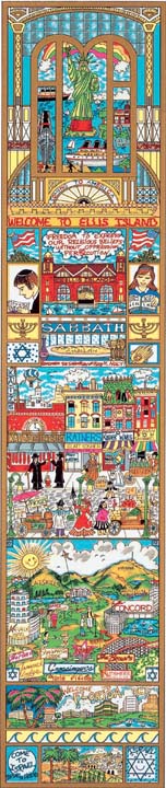 Charles Fazzino - Celebration of Heritage - 3-D Limited Edition Serigraph