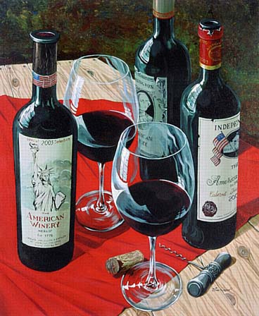 Dima Gorban - The American Winery - Limited Edition Giclee on Canvas