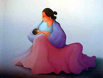 RC Gorman - Maria Elena - Limited Edition Lithograph
