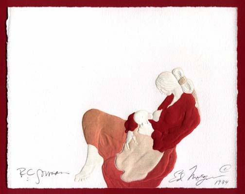 RC Gorman - Mother and Child - Limited Edition Silkscreen