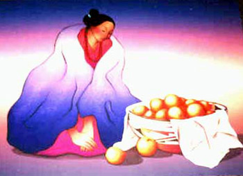 RC Gorman - Naranja - Limited Edition Lithograph