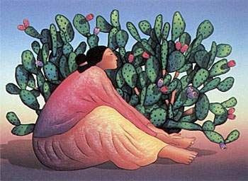 RC Gorman - Nopales - Limited Edition Lithograph