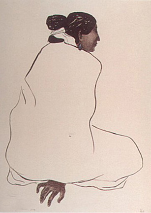 RC Gorman - Zonnie - Limited Edition Lithograph