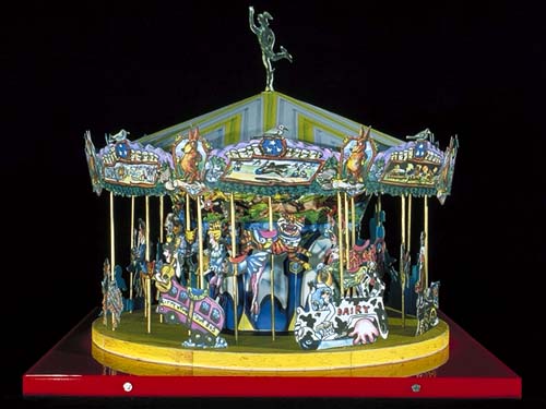 Red Grooms - Tennessee Fox Trot Carousel - Limited Edition Lithograph