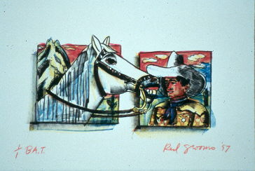 Red Grooms - Western Pals - Limited Edition Lithograph