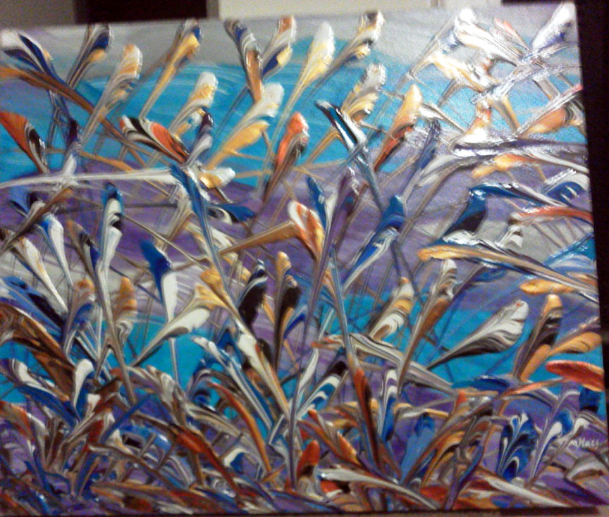 Michael Hall - Untitled - Original Painting - Acrylic on Canvas