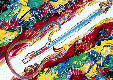 Michael Hall - Rock and Roll - Limited Edition Giclee on Canvas