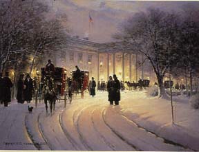 Herndon Fine Art offers authenticated G. Harvey fine art, including rare hand-signed canvas giclées, original oil paintings, and historic Western and turn-of-the-century streetscene graphics.