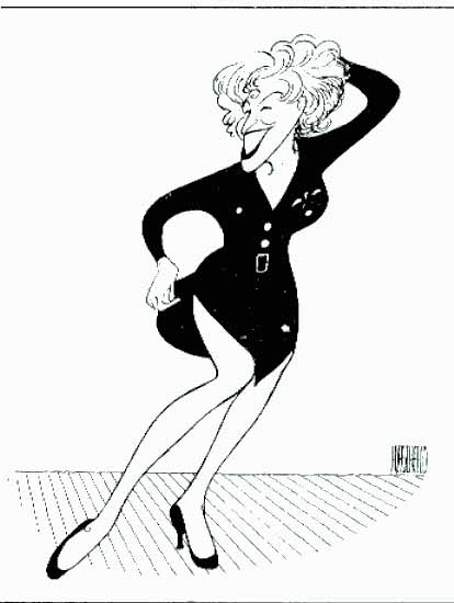 Al Hirschfeld - Bette Midler - The Divine Miss M! - Limited Edition Lithograph