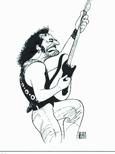 Al Hirschfeld - Bruce Springsteen - Limited Edition Lithograph