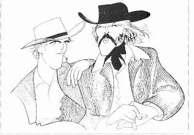 Al Hirschfeld - Butch Cassidy and Sundance Kid - Limited Edition Etching
