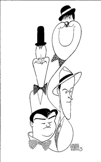 Al Hirschfeld - Classic Comedians - Limited Edition Lithograph