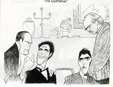 Al Hirschfeld - Godfather - Limited Edition Lithograph
