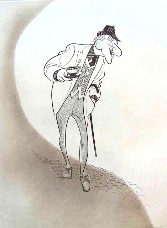 Al Hirschfeld - Jimmy Durante - Limited Edition Etching