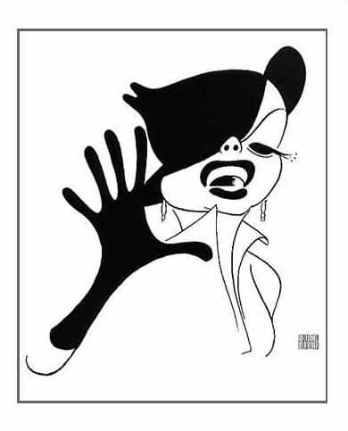 Al Hirschfeld - Judy in Concert - Limited Edition Etching