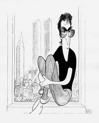 Al Hirschfeld - Lennon at Home - Limited Edition Lithograph