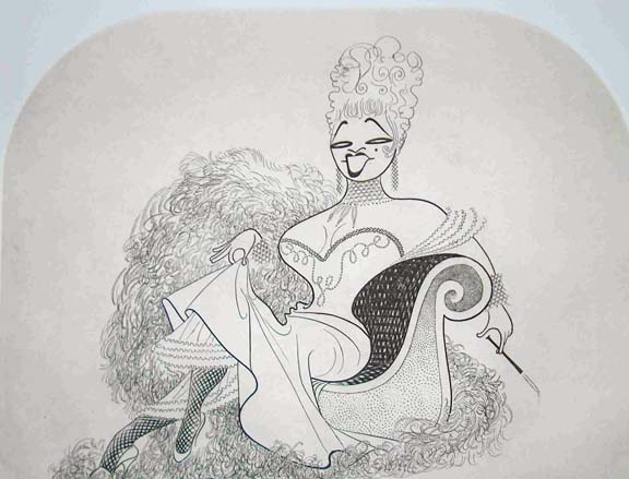 Al Hirschfeld - Mae West - Limited Edition Lithograph