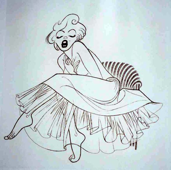 Al Hirschfeld - Marilyn - Limited Edition Etching