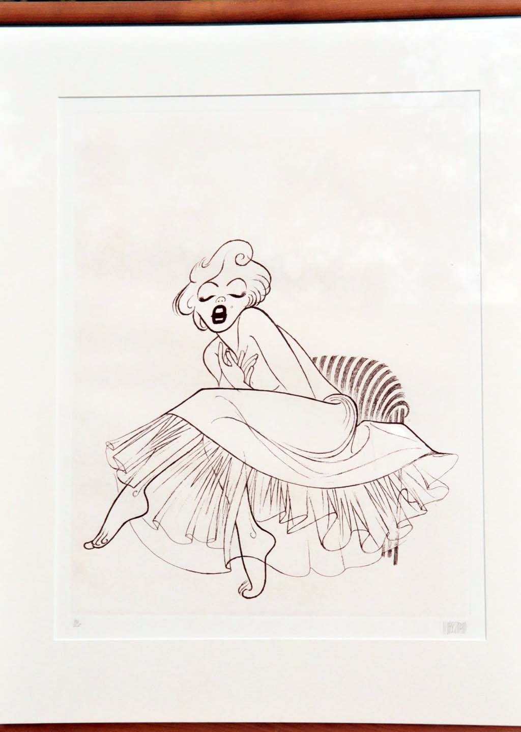Al Hirschfeld - Marilyn - Limited Edition Etching