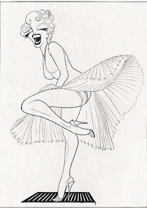 Al Hirschfeld - Marilyn - Limited Edition Etching