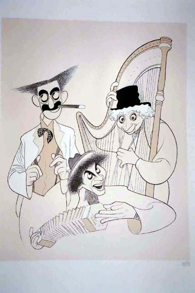 Al Hirschfeld - Marx Brothers - Limited Edition Lithograph