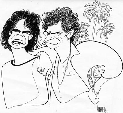 Al Hirschfeld - Mick and Keith - Limited Edition Lithograph