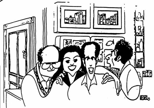 Al Hirschfeld - Seinfeld Finale - Limited Edition Lithograph