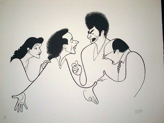 Al Hirschfeld - Seinfeld - Limited Edition Lithograph