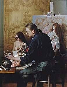 Douglas Hofmann - Self Portrait - Limited Edition Lithograph