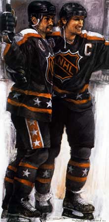 Stephen Holland - All Time Scorers - Limited Edition Lithograph on Heavy Paper