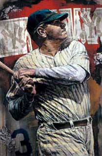 Stephen Holland - Bambino (Babe Ruth) - Limited Edition Giclee on Canvas