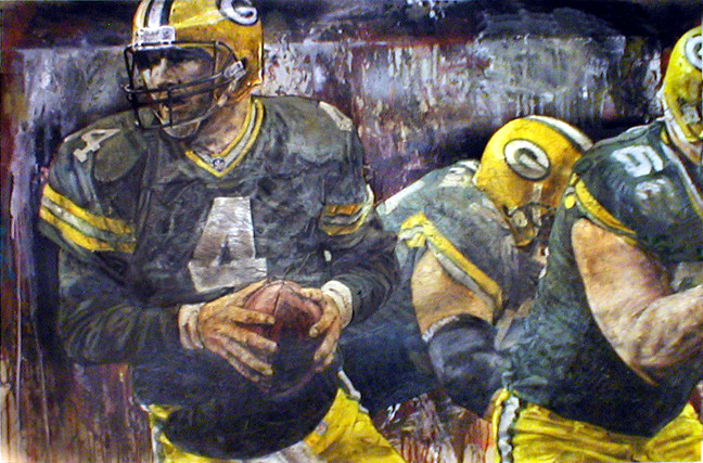 Stephen Holland - Brett Farve - Limited Edition Giclee on Canvas