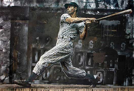 Stephen Holland - Joe DiMaggio - Limited Edition Giclee on Canvas