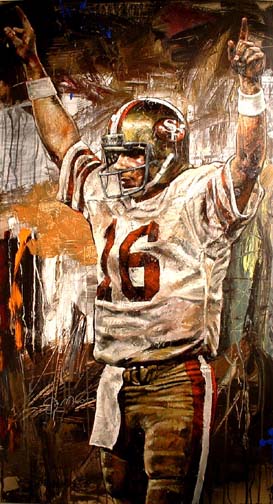 Stephen Holland - Joe Montana - Super Bowl XVI - Limited Edition Giclee on Canvas