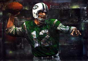 Stephen Holland - Joe Namath '06 - Limited Edition Giclee on Canvas