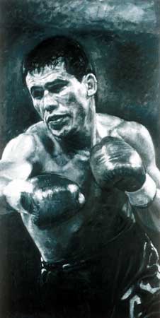 Stephen Holland - Julio Cesar Chavez - Limited Edition Lithograph on Heavy Paper
