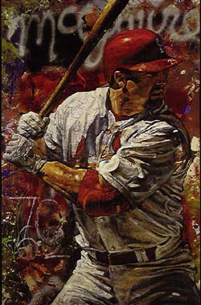 Stephen Holland - Mark McGwire - Limited Edition Giclee on Canvas