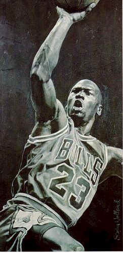 Stephen Holland - Michael Jordan - Limited Edition Lithograph on Heavy Paper