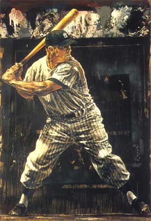 Stephen Holland - Mickey Mantle - Limited Edition Giclee on Canvas