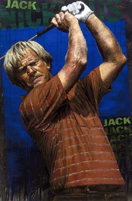 Stephen Holland - Jack Nicklaus - Limited Edition Giclee on Canvas