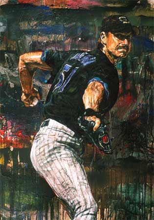 Stephen Holland - Randy Johnson - Limited Edition Giclee on Canvas