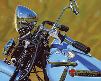 Scott Jacobs - 48 Panhead - Limited Edition Giclee on Canvas